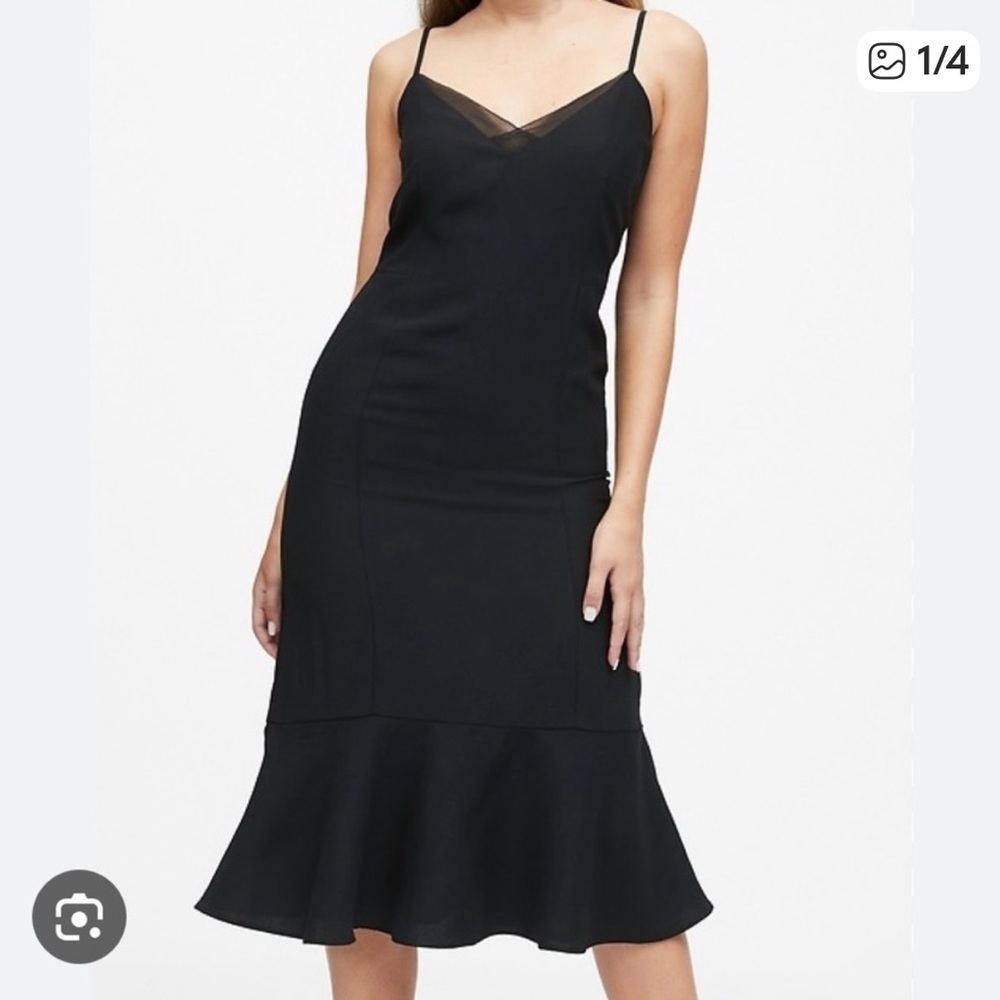 Fishtail Midi sheath dress